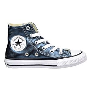 Converse Metallic Blue High-Tops Blue Fir 9 NWT
